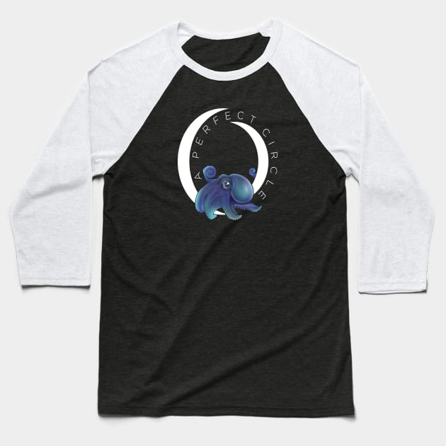 A Perfect Circle Baby Octopus Baseball T-Shirt by jeffective